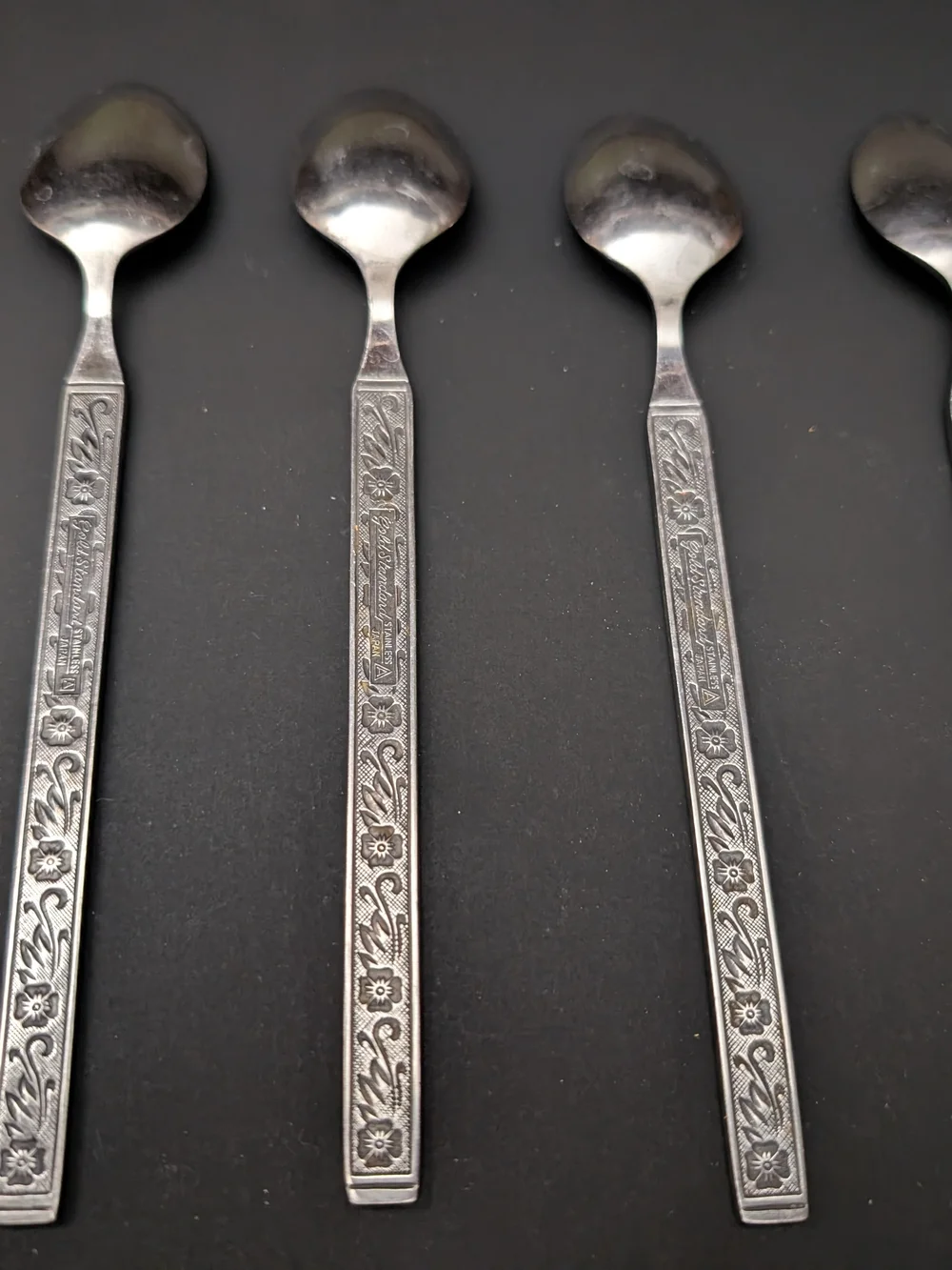 Vintage Gold Standard stainless steel flatware Korea 8-2026K